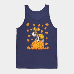 Easter Egg Hunt Cute Turtle Bunny Women Men Boys Girls Kids Teens Youth Graphic Illustration Tank Top